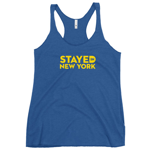 Stayed in New York Racerback Tank