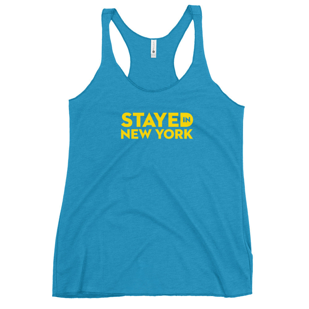 Stayed in New York Racerback Tank